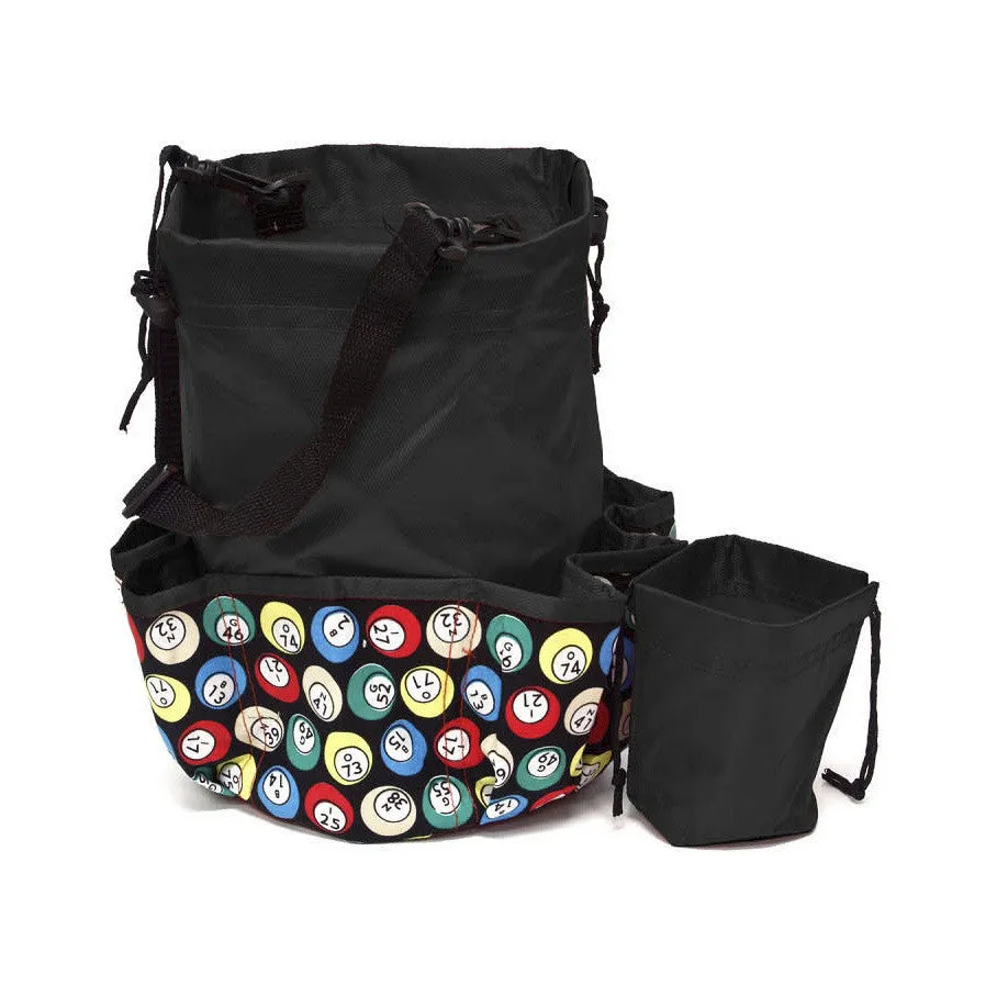 10 Pocket Bingo Ball Designer Bingo Bag with Coin Purse