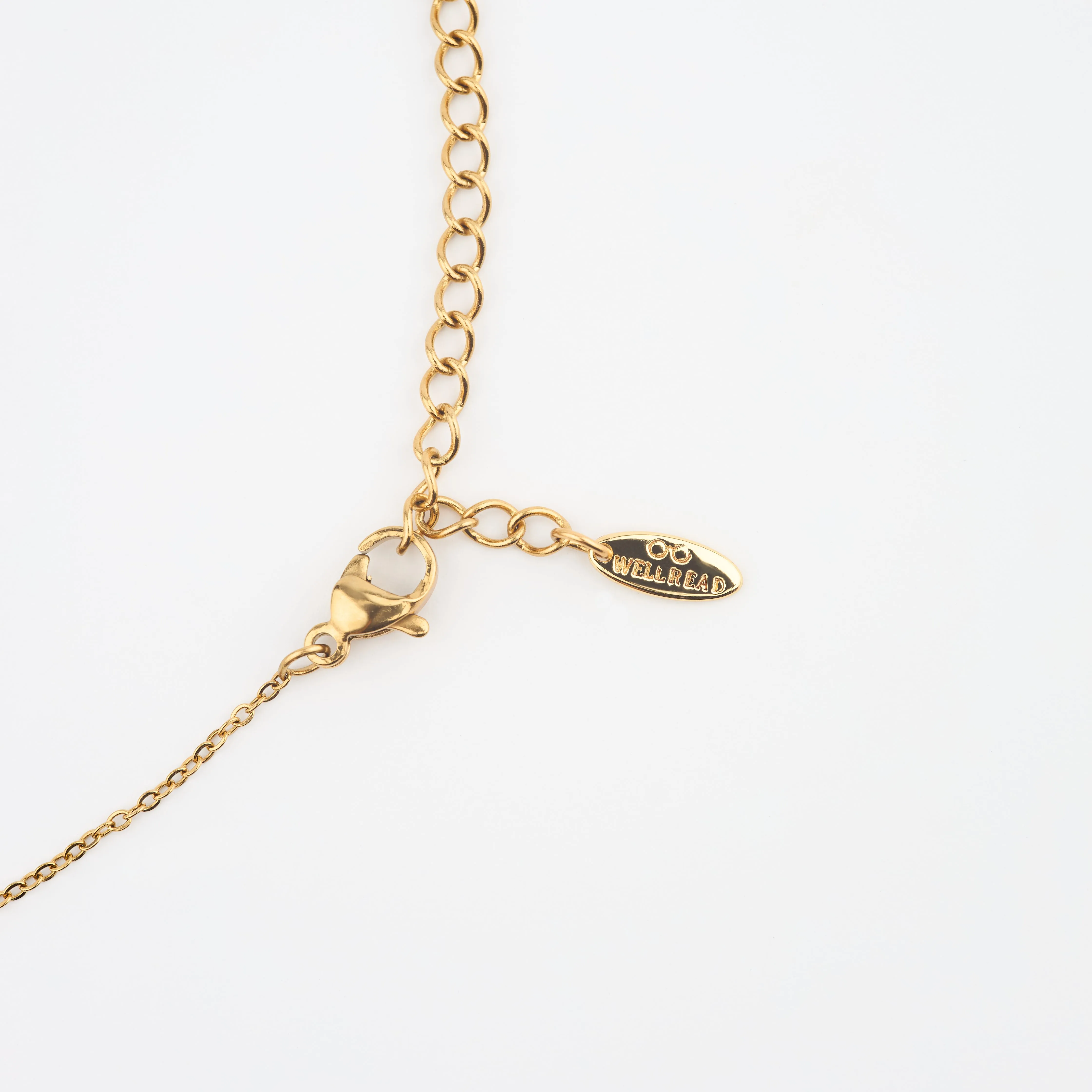 Alice in Wonderland Bookish Pendant Necklace
