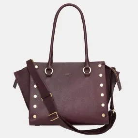 ALLEN LRG - Cabernet/Brushed Gold
