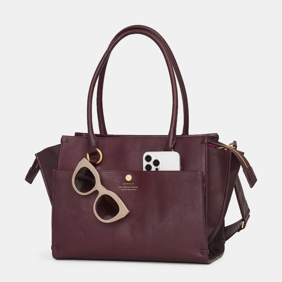 ALLEN LRG - Cabernet/Brushed Gold