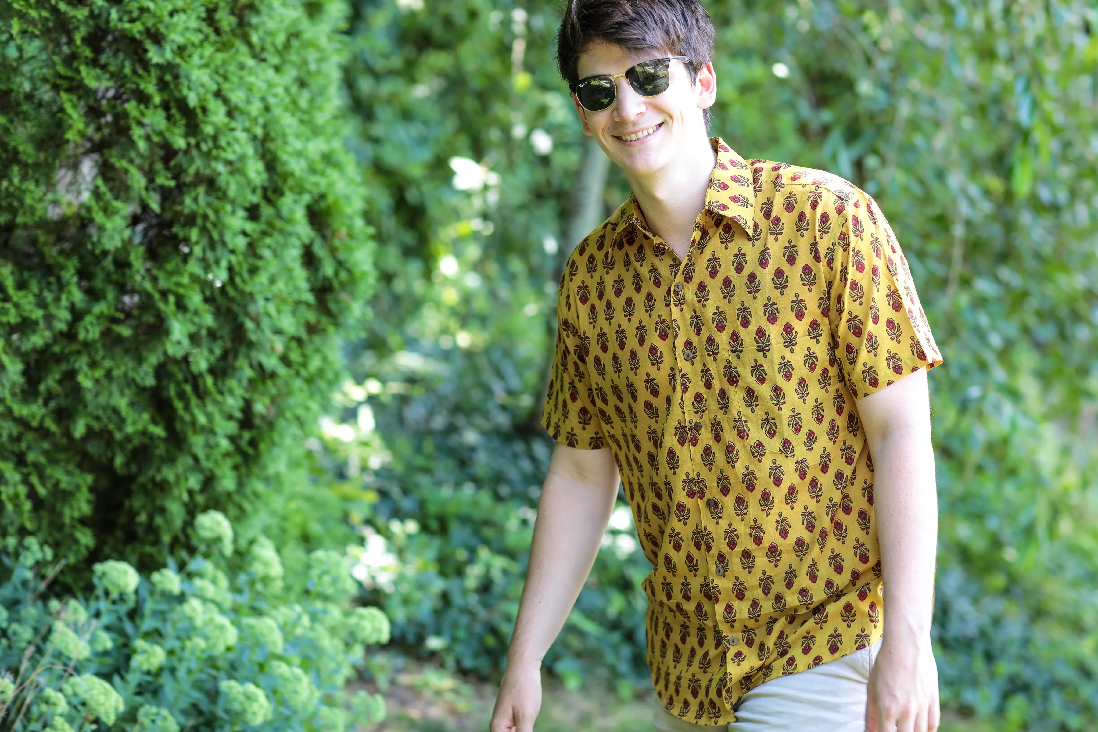 Amber Amer Men's Short Sleeve Shirt