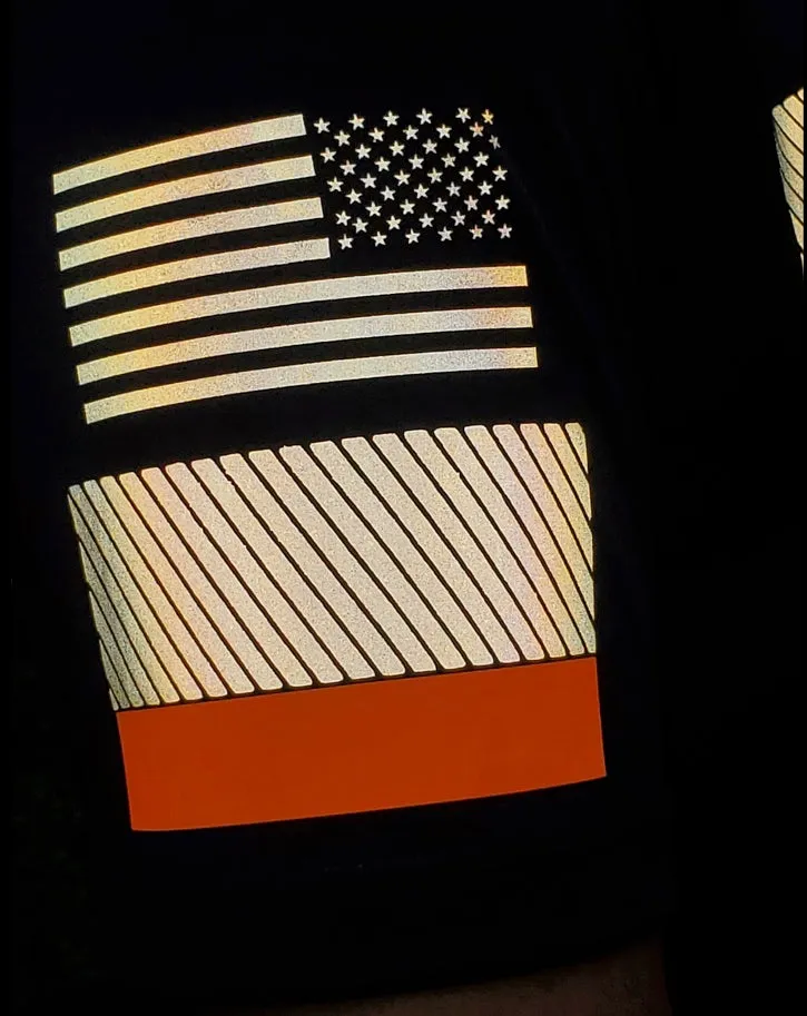ANSI Class 1 Reflective Short Sleeve Safety Shirt w/ Hi Vis Strips