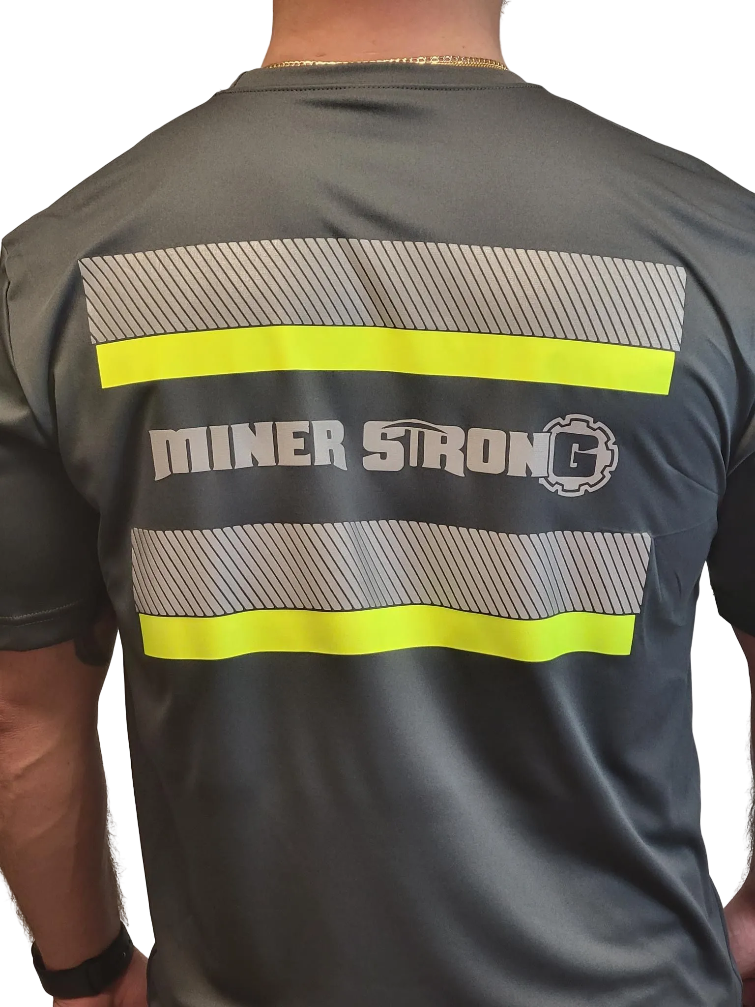 ANSI Class 1 Reflective Short Sleeve Safety Shirt w/ Hi Vis Strips