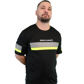 ANSI Class 1 Reflective Short Sleeve Safety Shirt w/ Hi Vis Strips
