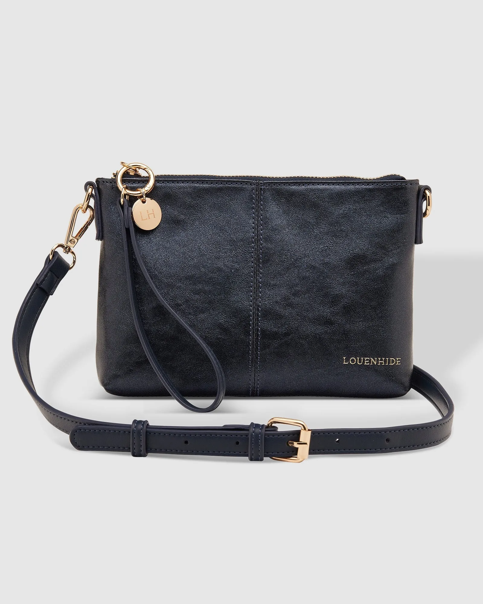 BABY SOPHIE CROSSBODY BAG METALLIC NAVY
