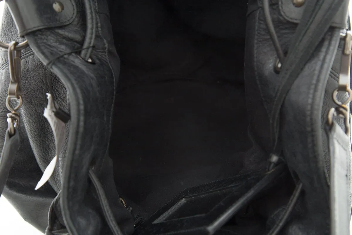 Balenciaga Black 2 Way City Handbag