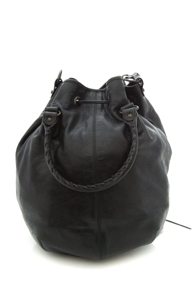 Balenciaga Black 2 Way City Handbag