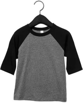 Bella   Canvas 3200T Toddler 3/4-Sleeve Baseball T-Shirt