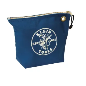Canvas Zipper Bag- Consumables, Blue