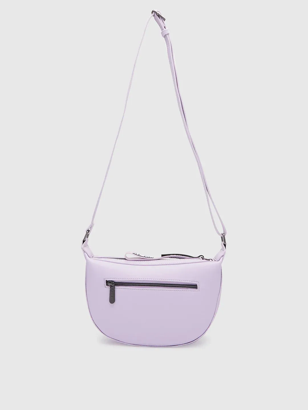 Caprese Disney Inspired Graphic Printed Mickey Mouse Collection Crossbody Medium Handbag Lavender
