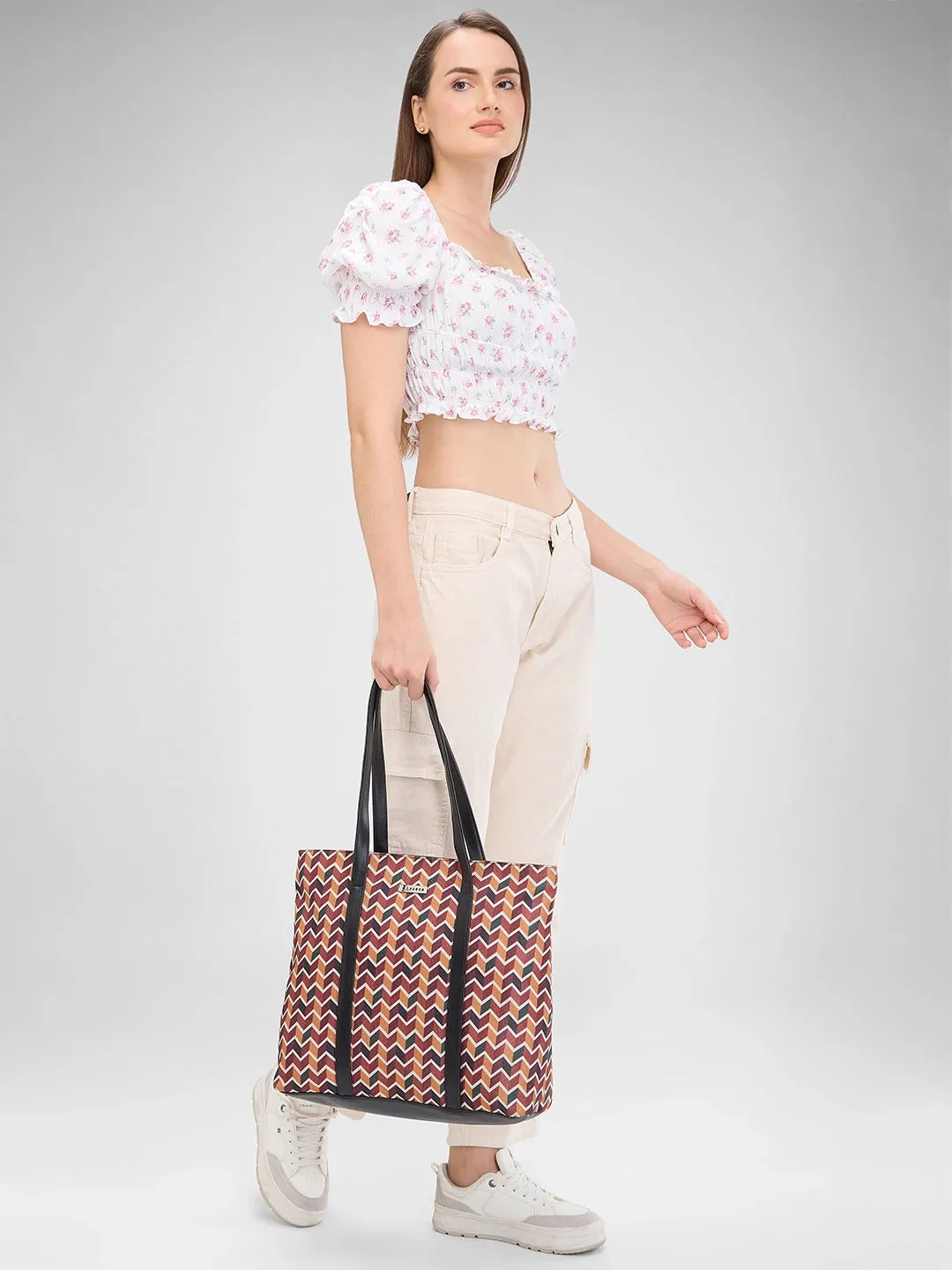 Caprese Susan Tote Large Womens Handbag Orange
