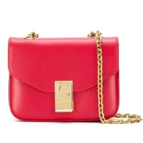 CELINE Mini C Red Crossbody Bag