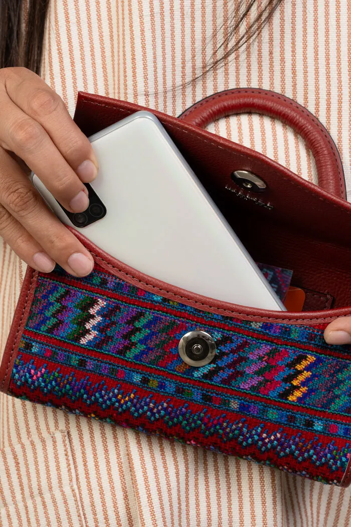 Cell Phone Holder Mina Cuchumatanes Red