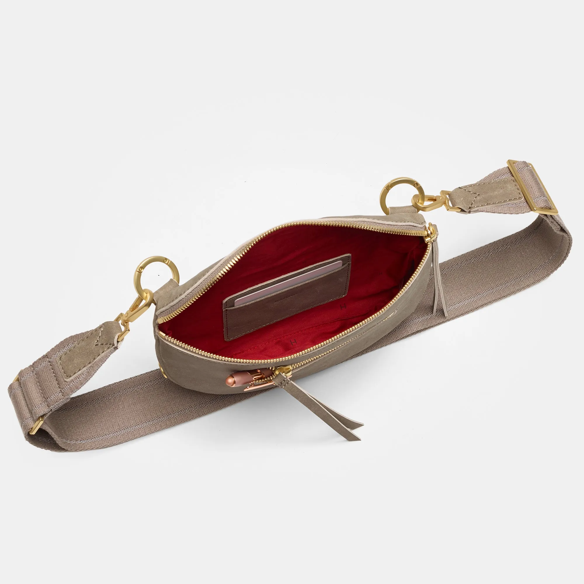 Charles Crossbody | Pewter/Brushed Gold | Sml