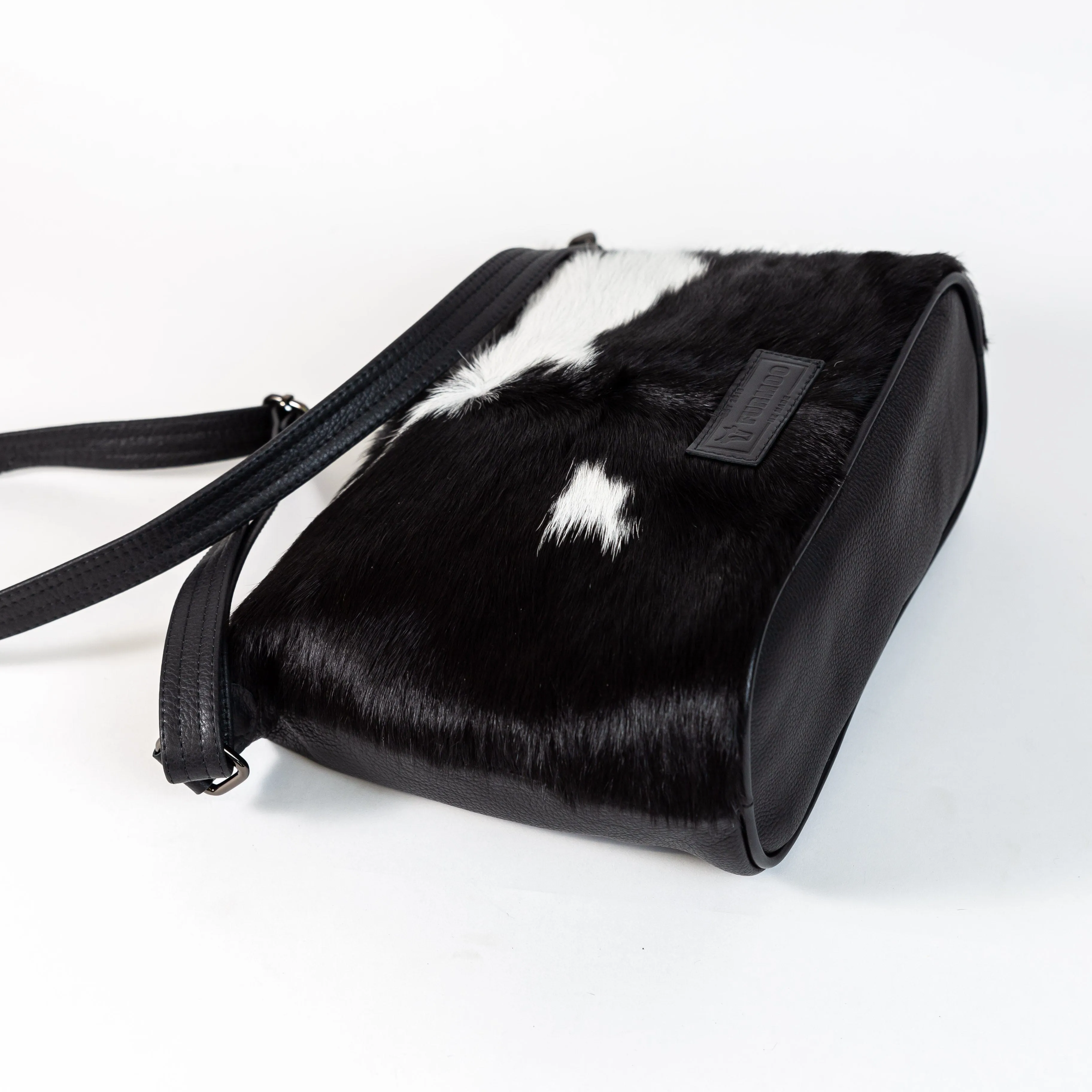 Cowhide Ms Monroe Crossbody Bag