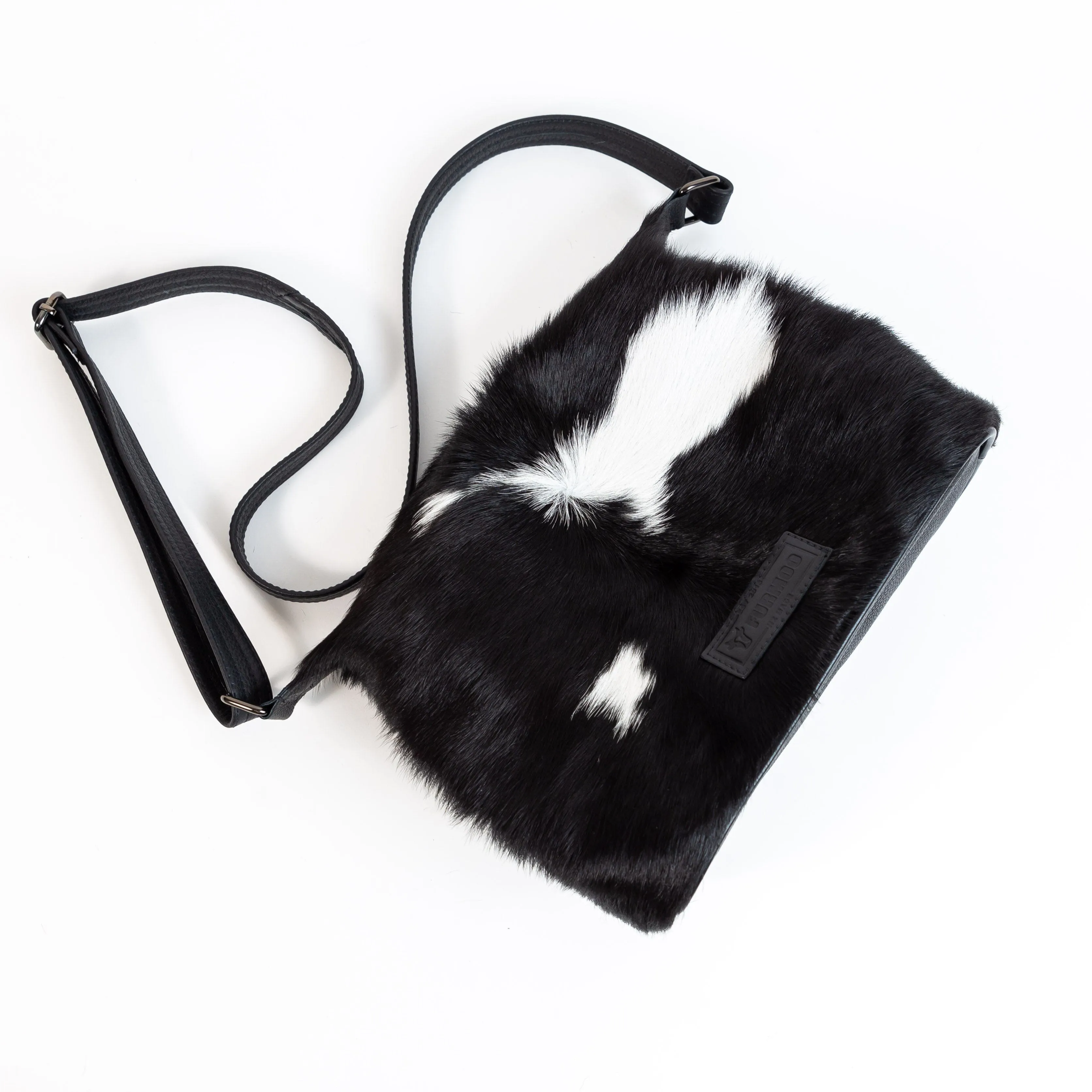 Cowhide Ms Monroe Crossbody Bag