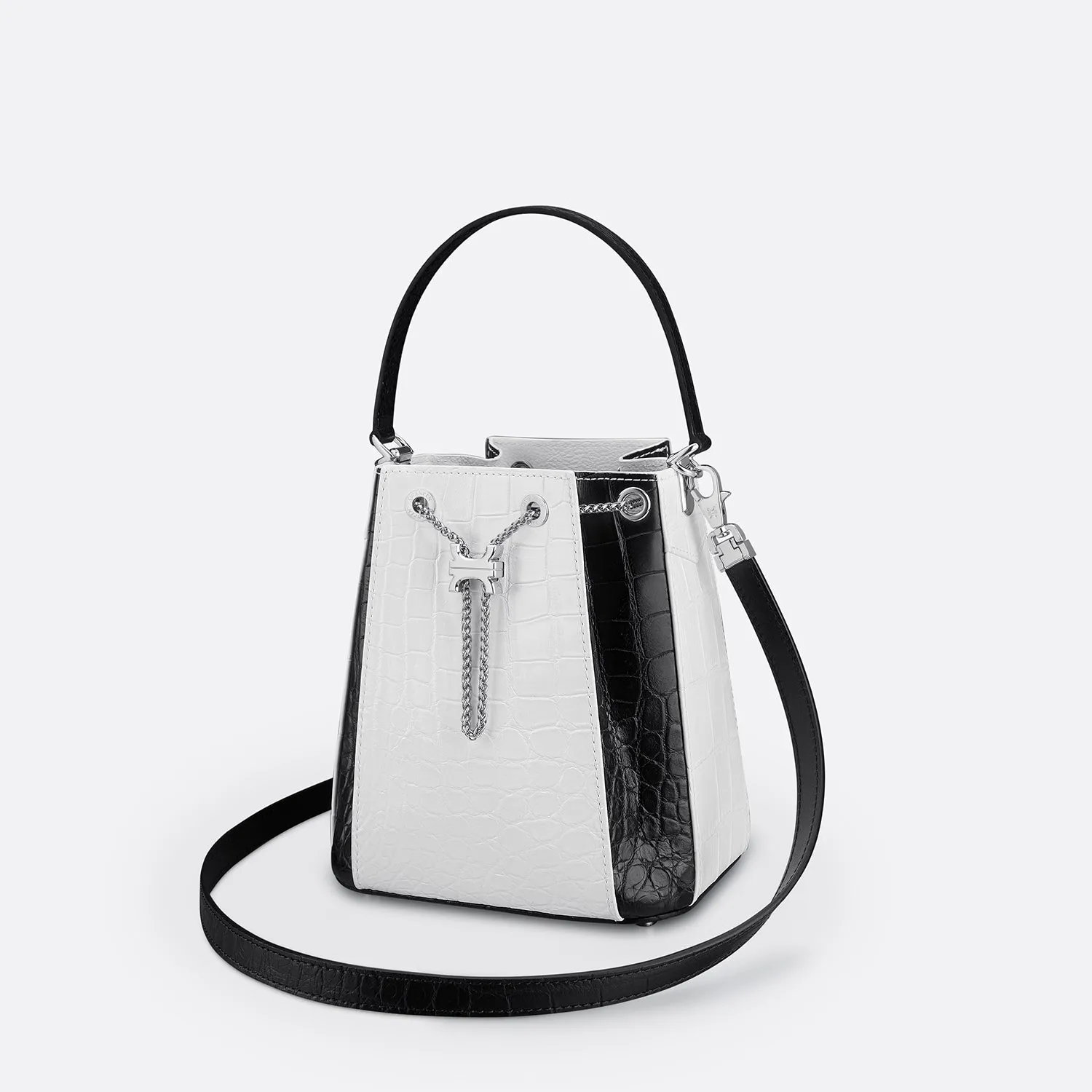 CREST LINK ORIGAMI BUCKET BAG (ARCTIC)