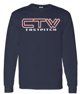 CTW Fastpitch Design Long Sleeve Tee – Adult