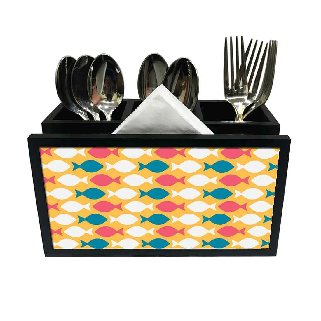 Cutlery Tissue Holder Napkin Stand -  Cute Fish