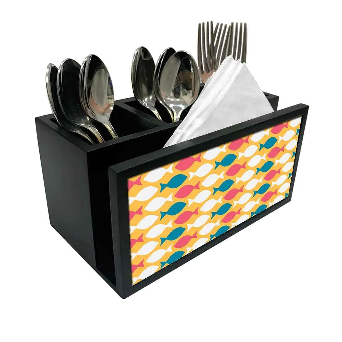 Cutlery Tissue Holder Napkin Stand -  Cute Fish