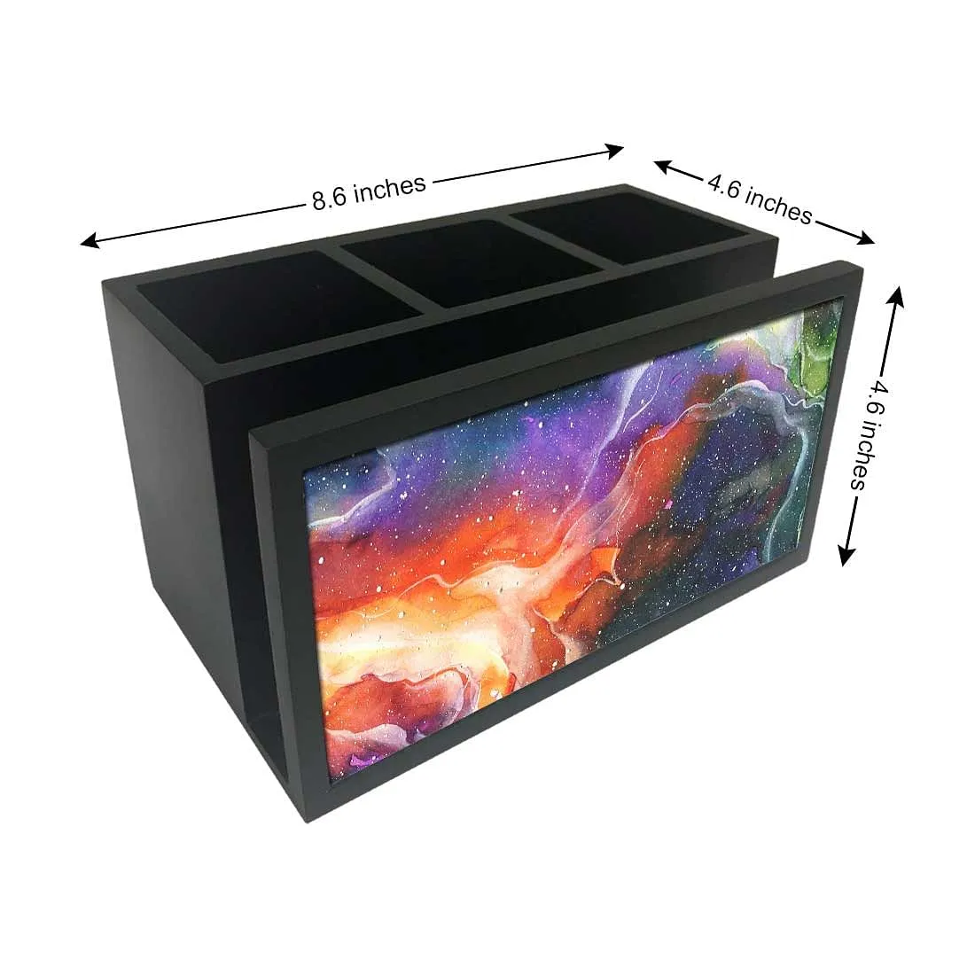 Cutlery Tissue Holder Napkin Stand -  Space Multi Watercolor