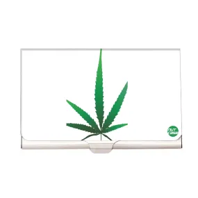 Designer Visiting Card Holder Nutcase - Think Deep Have Weed !