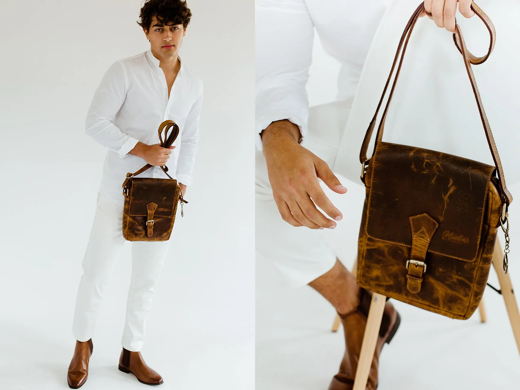 Distressed Conductor Bag