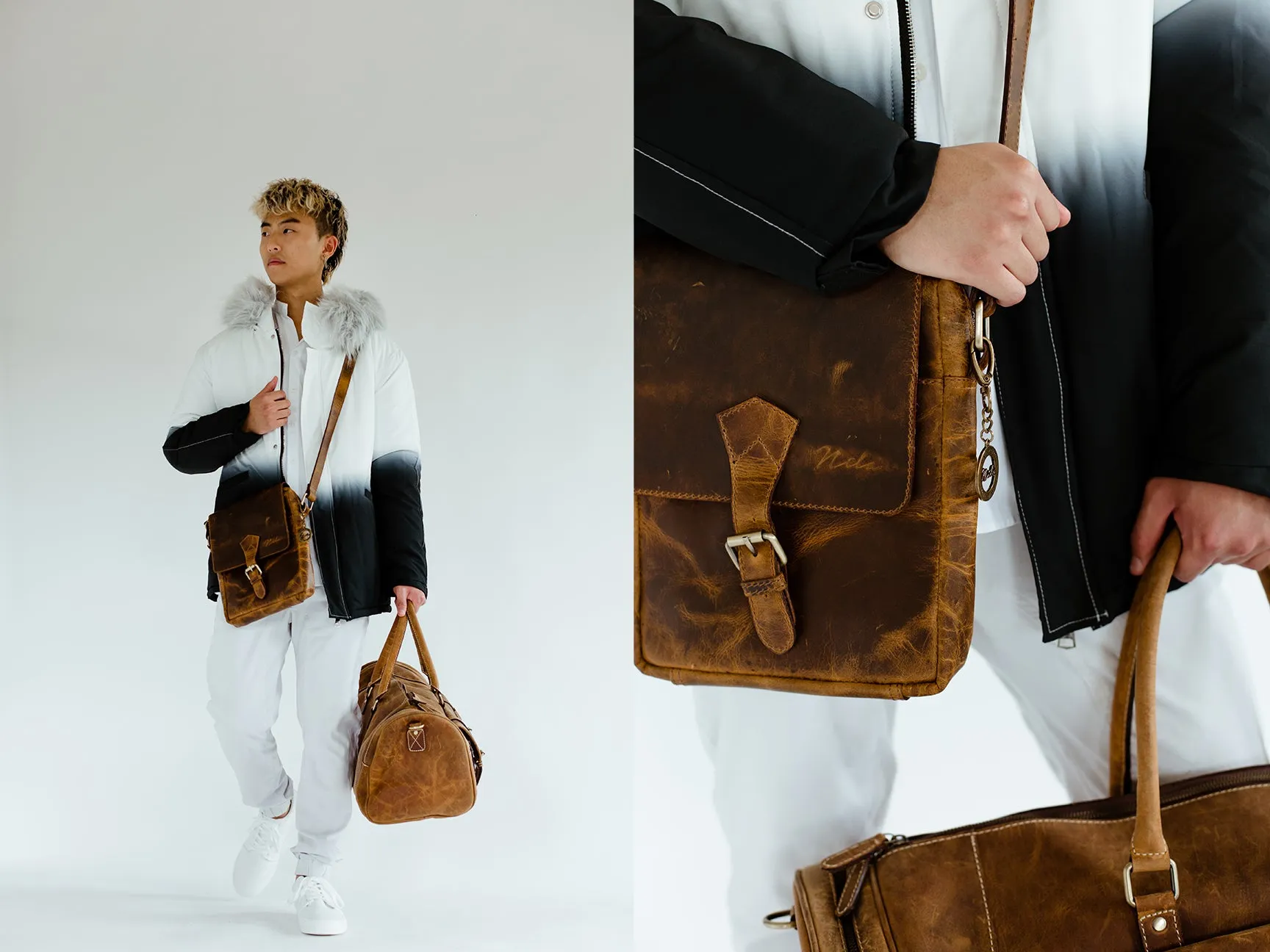 Distressed Conductor Bag