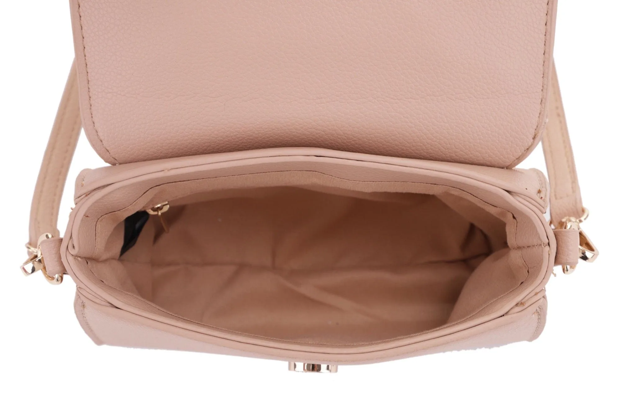 DJ960308D Charlotte Lock Satchel Crossbody Bag