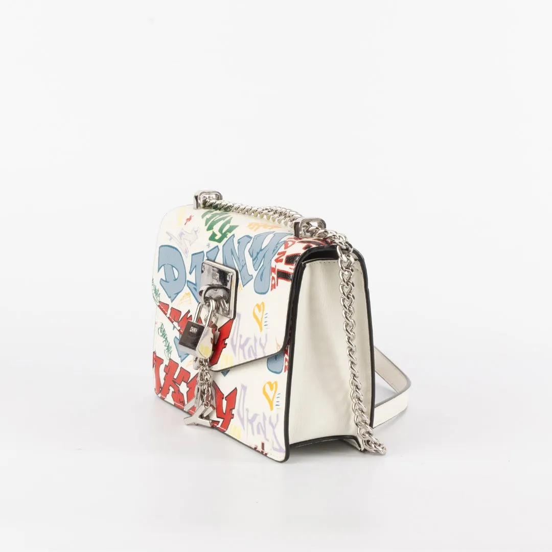 DKNY Elissa Printed Faux Leather Crossbody Bag