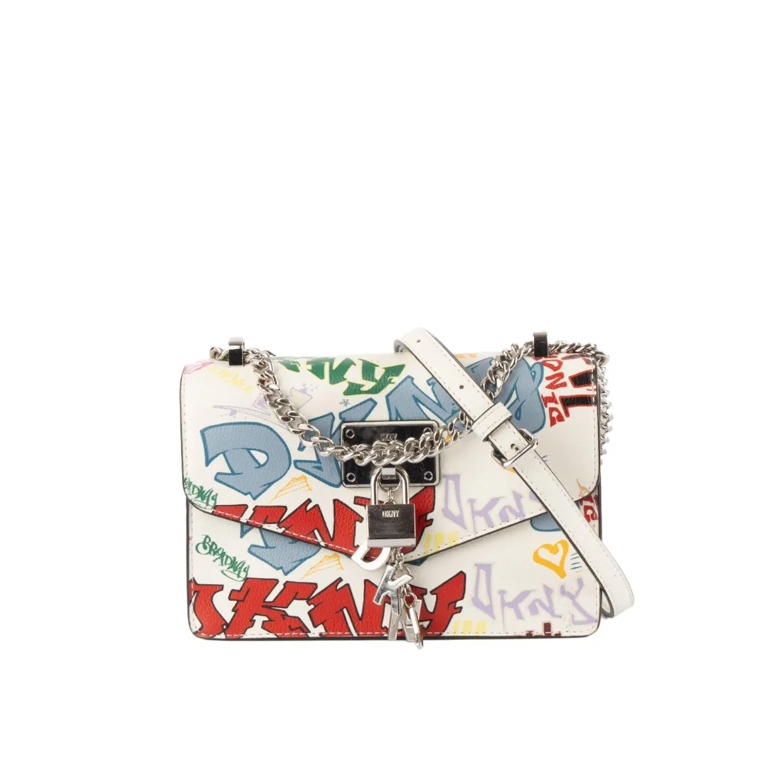 DKNY Elissa Printed Faux Leather Crossbody Bag
