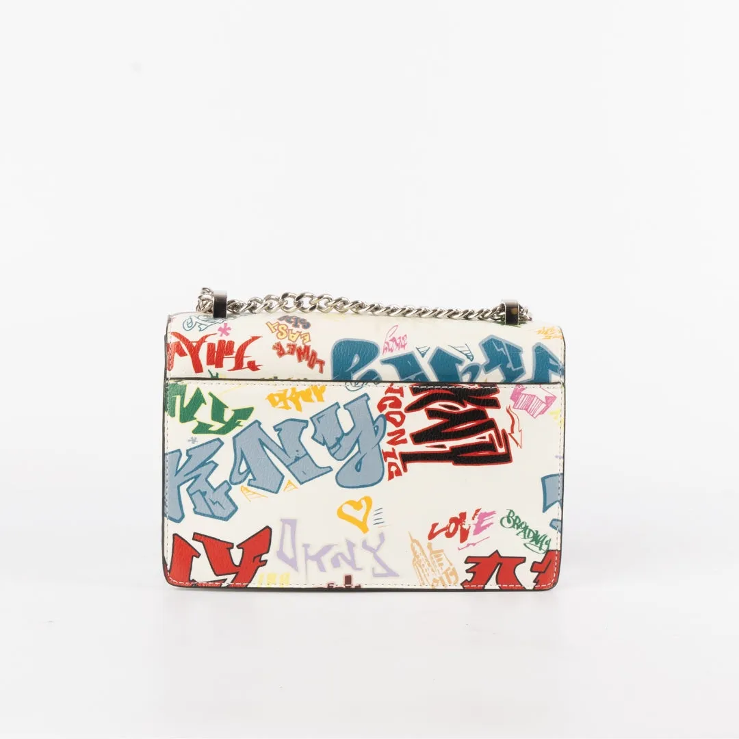 DKNY Elissa Printed Faux Leather Crossbody Bag