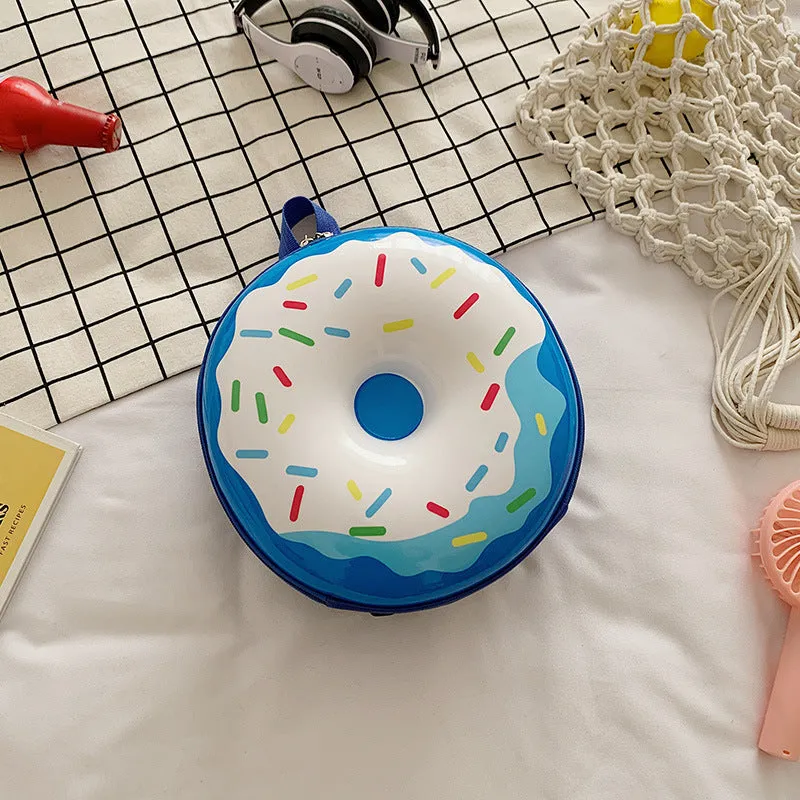 Donut Eggshell Bag - Cartoon Kids Backpack for Kindergarten