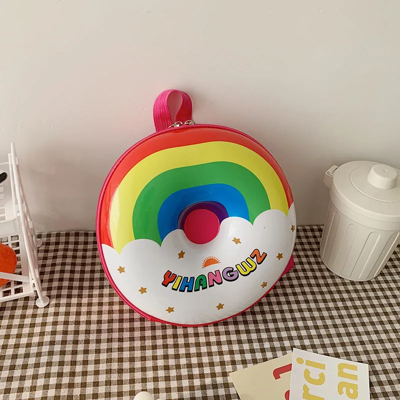 Donut Eggshell Bag - Cartoon Kids Backpack for Kindergarten