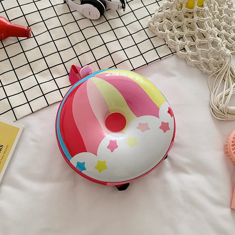 Donut Eggshell Bag - Cartoon Kids Backpack for Kindergarten