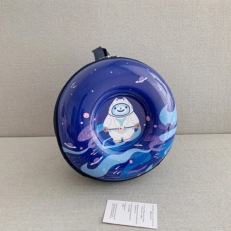 Donut Eggshell Bag - Cartoon Kids Backpack for Kindergarten
