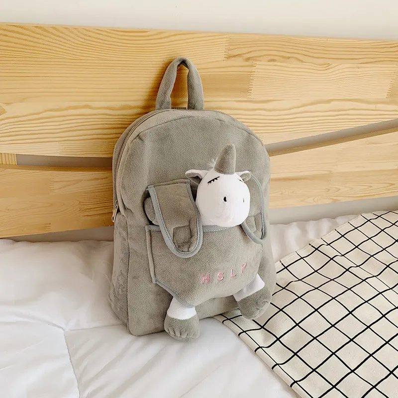 Donut Eggshell Bag - Cartoon Kids Backpack for Kindergarten