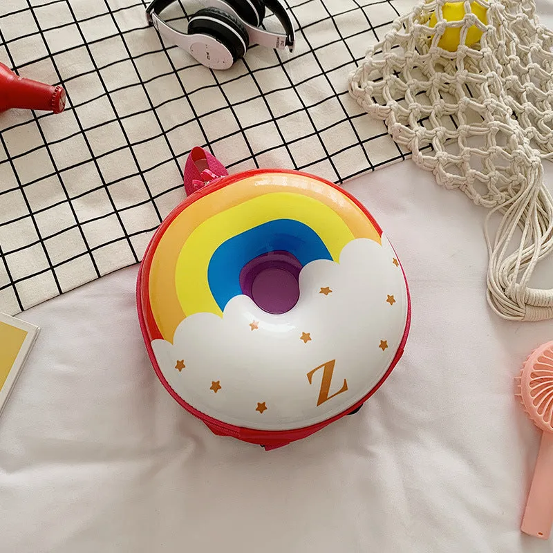 Donut Eggshell Bag - Cartoon Kids Backpack for Kindergarten