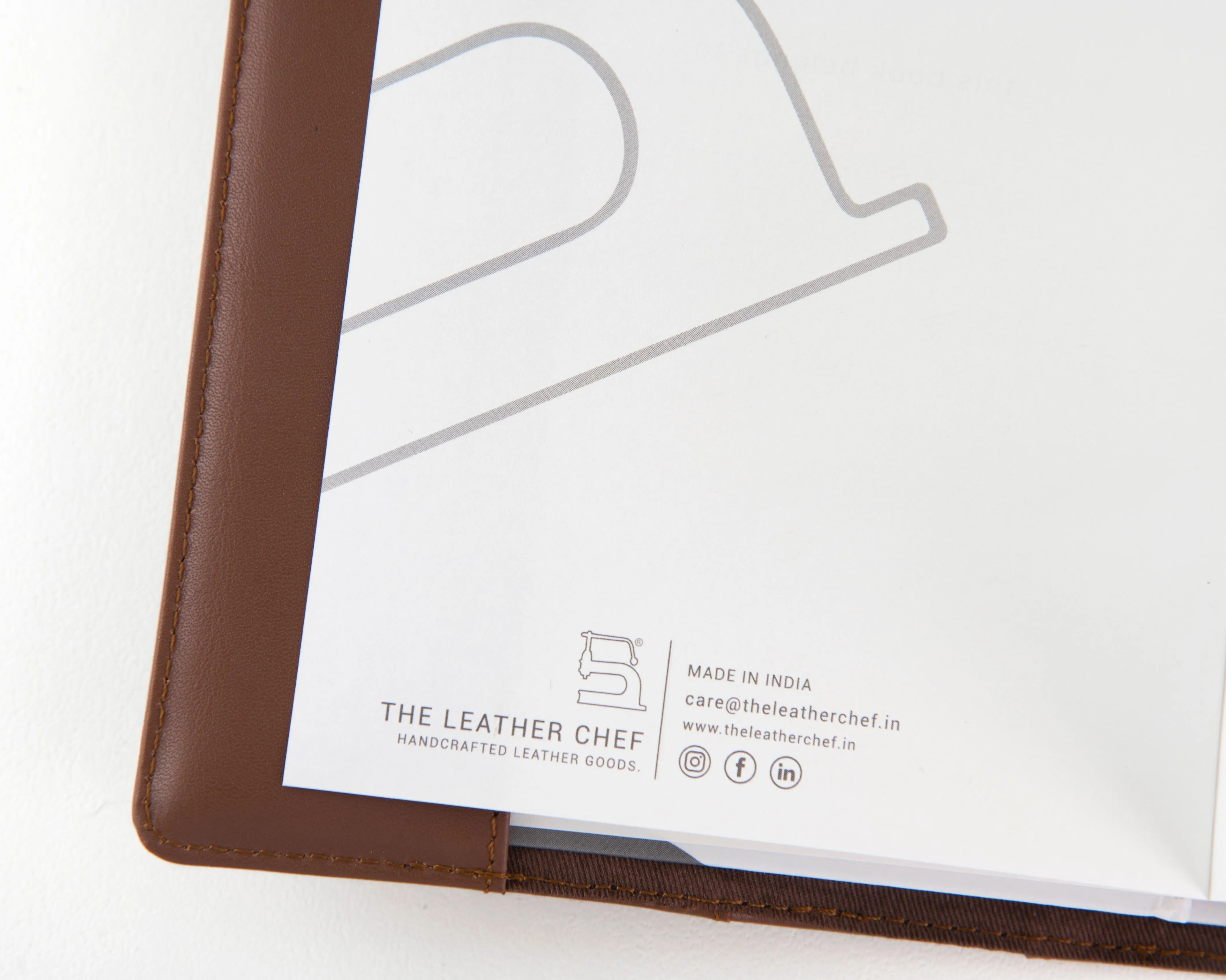 Enfold Leather Diary - Tan