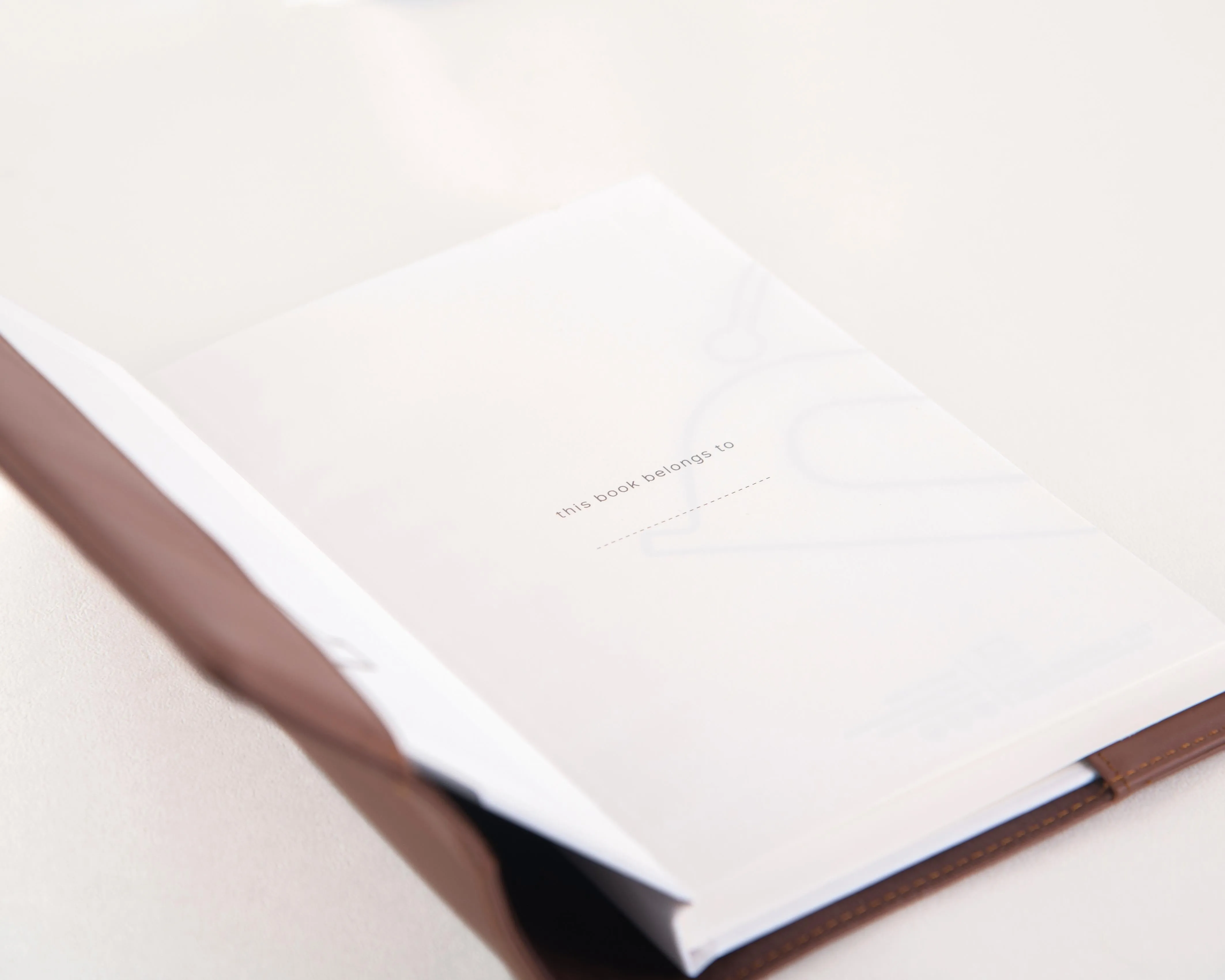 Enfold Leather Diary - Tan