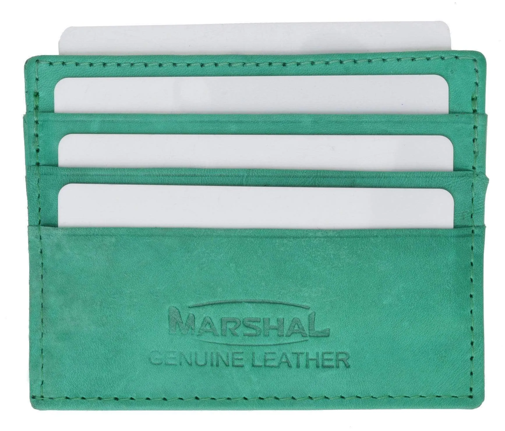 Genuine Leather Slim Thin Credit Card Holder 170 CF (C)