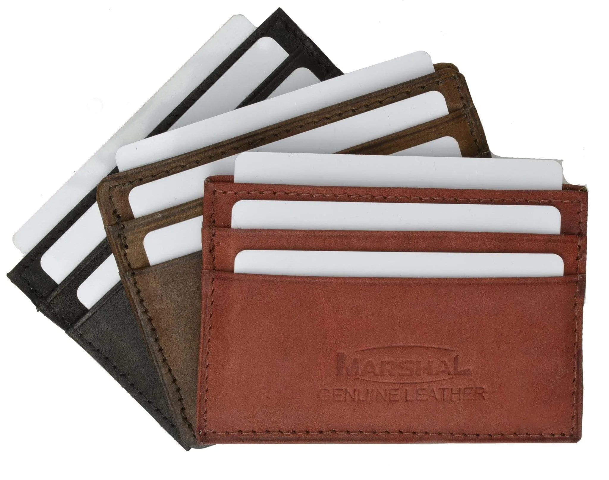 Genuine Leather Slim Thin Credit Card Holder 170 CF (C)