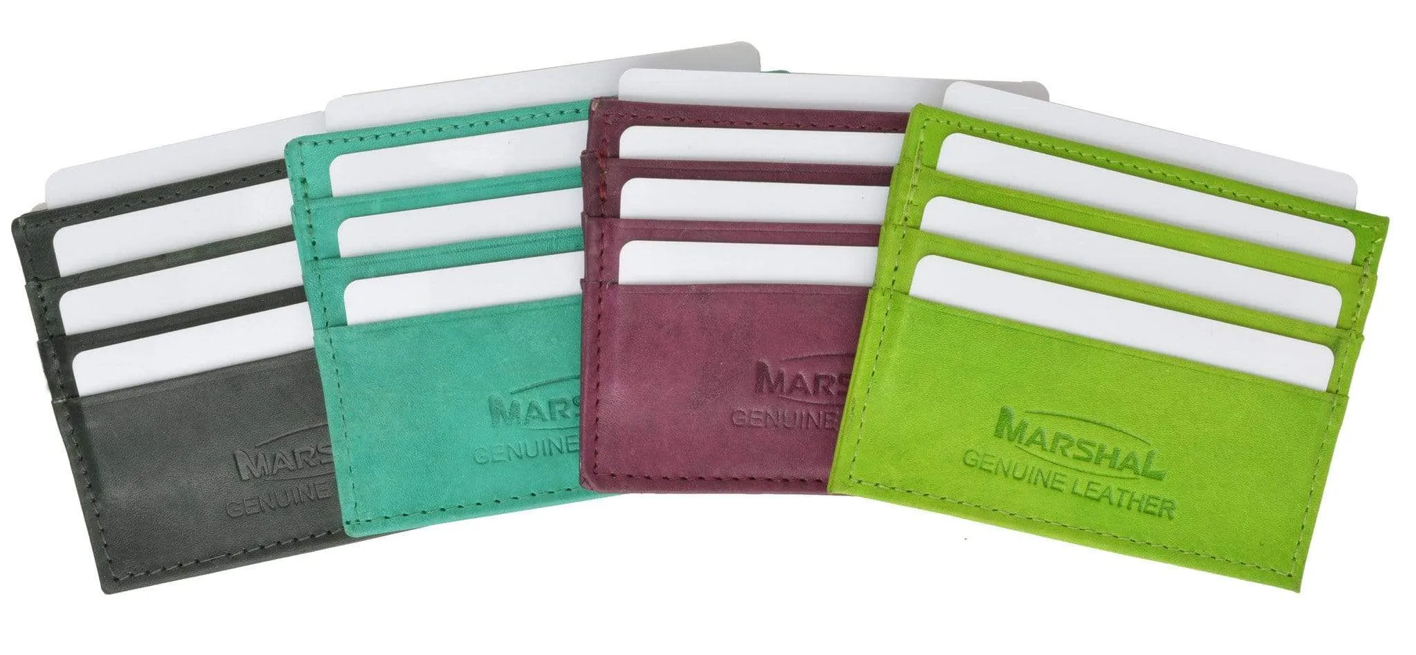 Genuine Leather Slim Thin Credit Card Holder 170 CF (C)