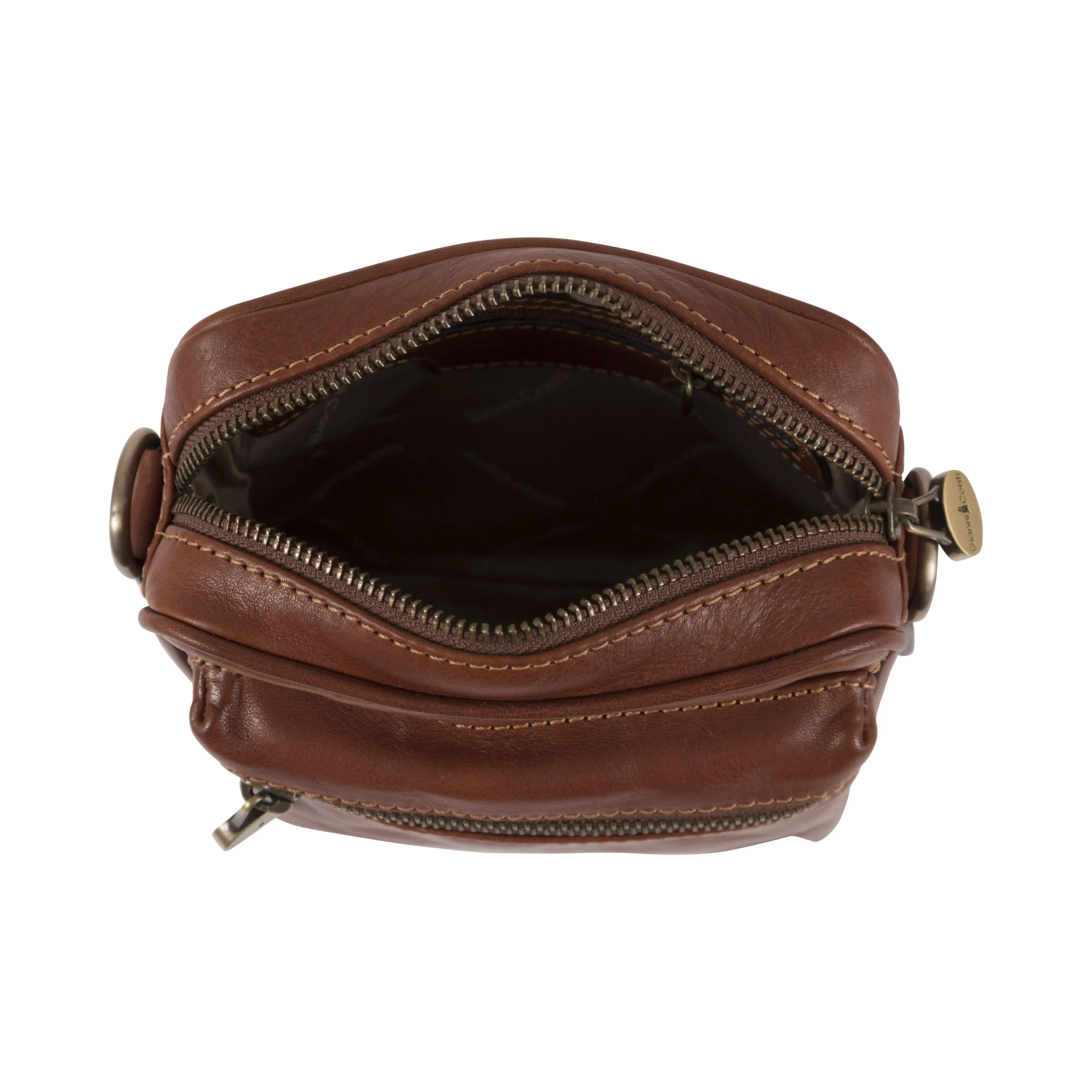 Gianni Conti ASIA Crossbody Bag - Vegetable-Tanned Leather