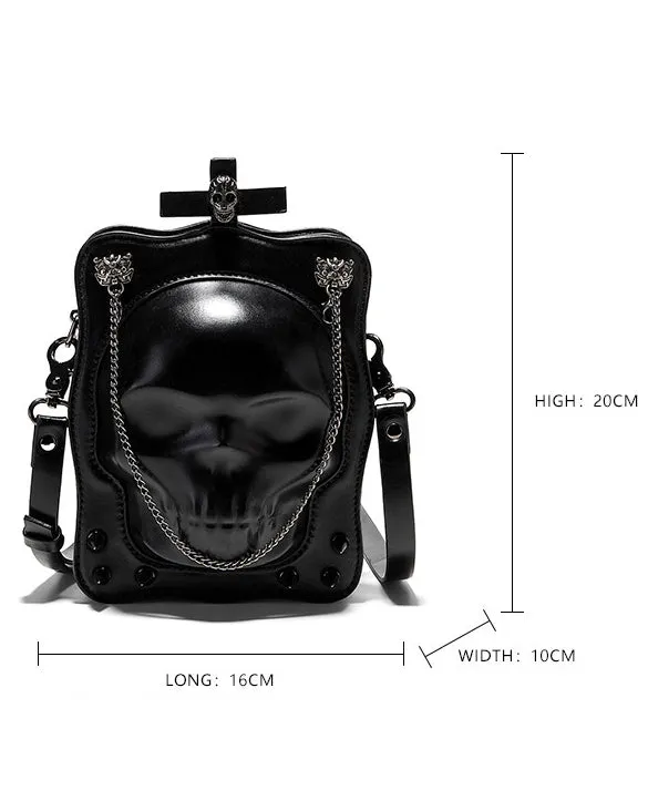 Halloween Skull Small Square Bag
