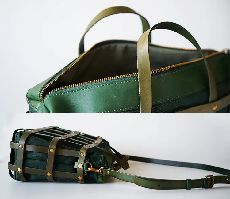 Handmade Womens Genuine Leather Tote Handbags Purse Cross Shoulder Bag for Women