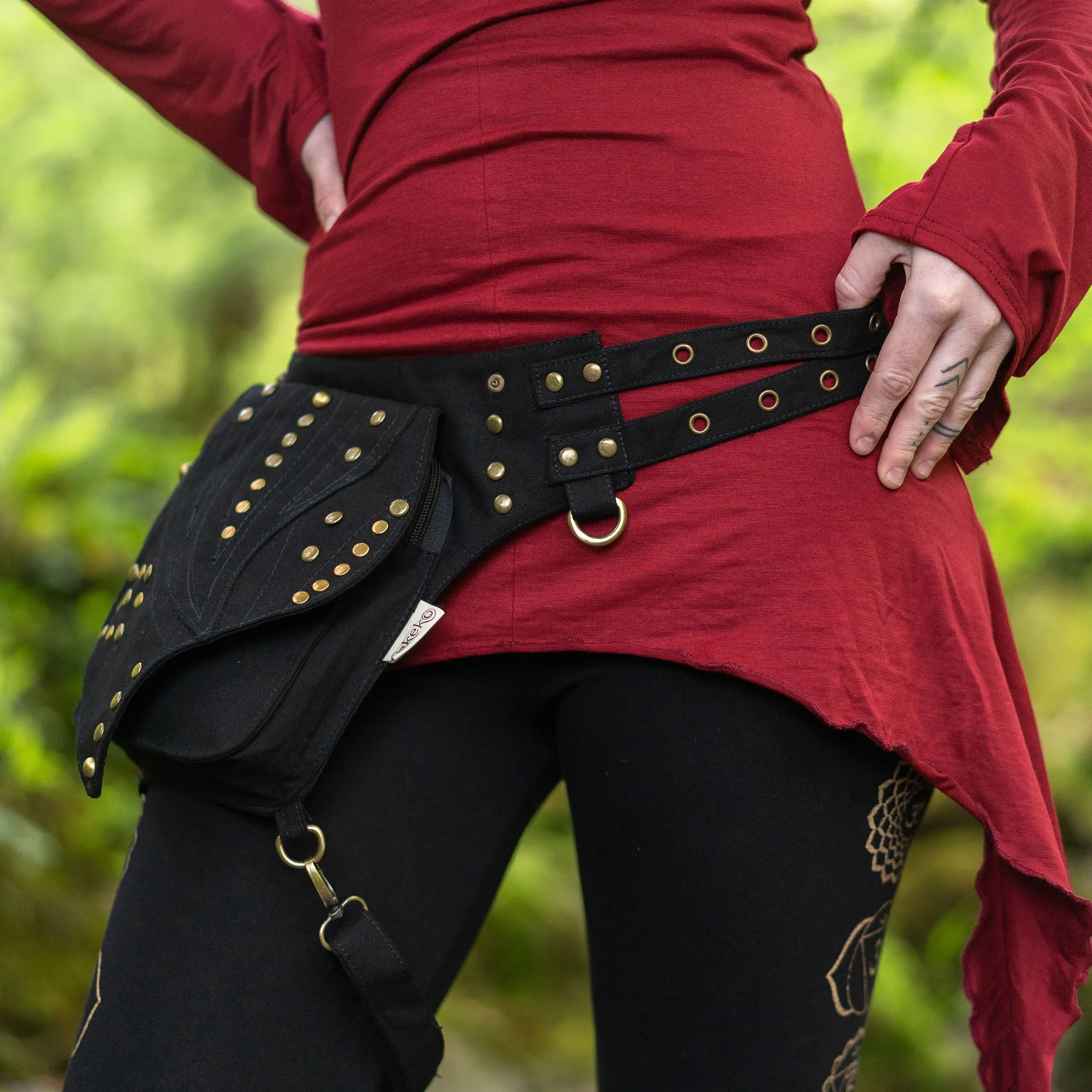 Hera Single Pocket Belt with Leg Strap
