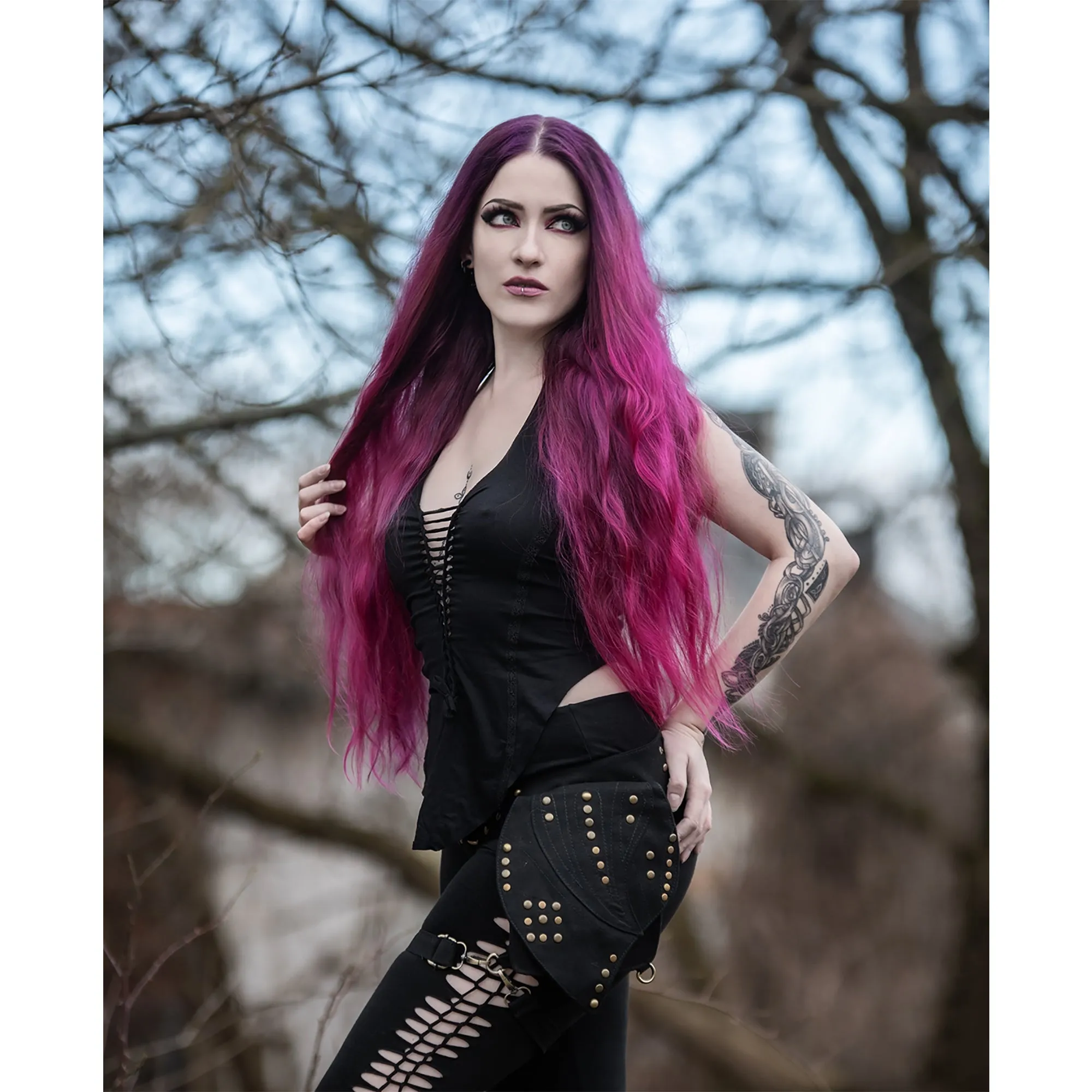 Hera Single Pocket Belt with Leg Strap
