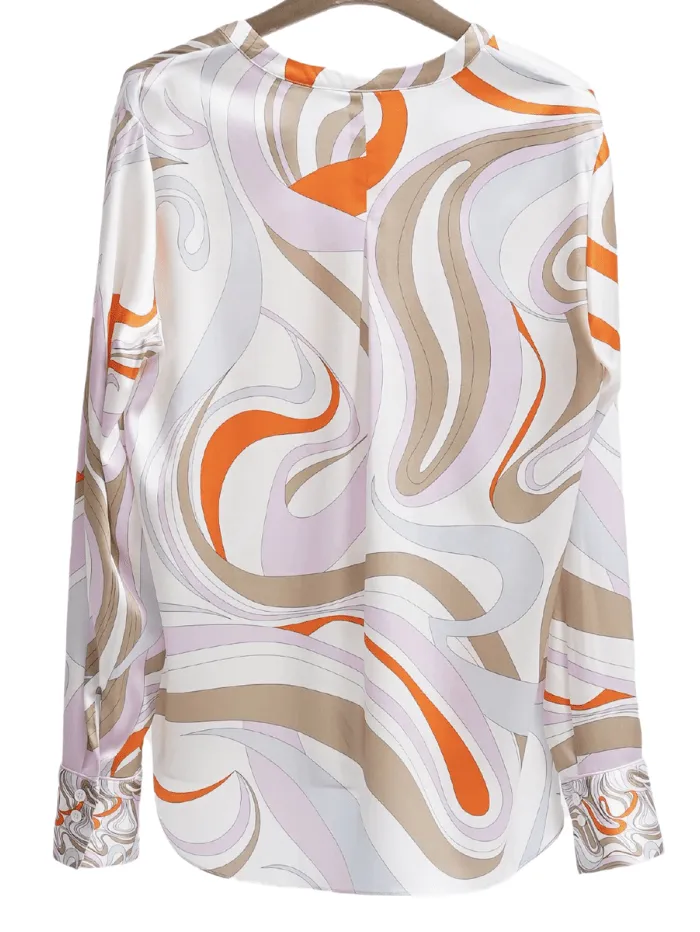 Herzen’s Angelegenheit Kiko Multi Printed Tunic Blouse 25233 6171 233032