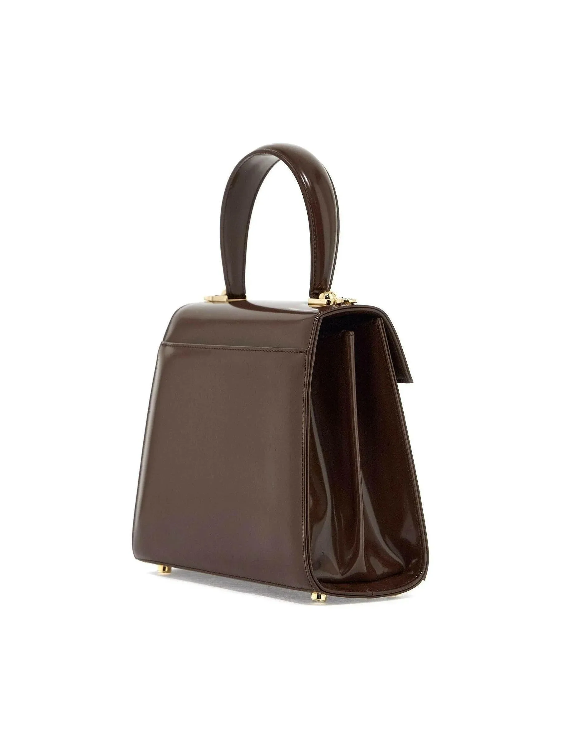 Iconic Top Handle Leather Handbag